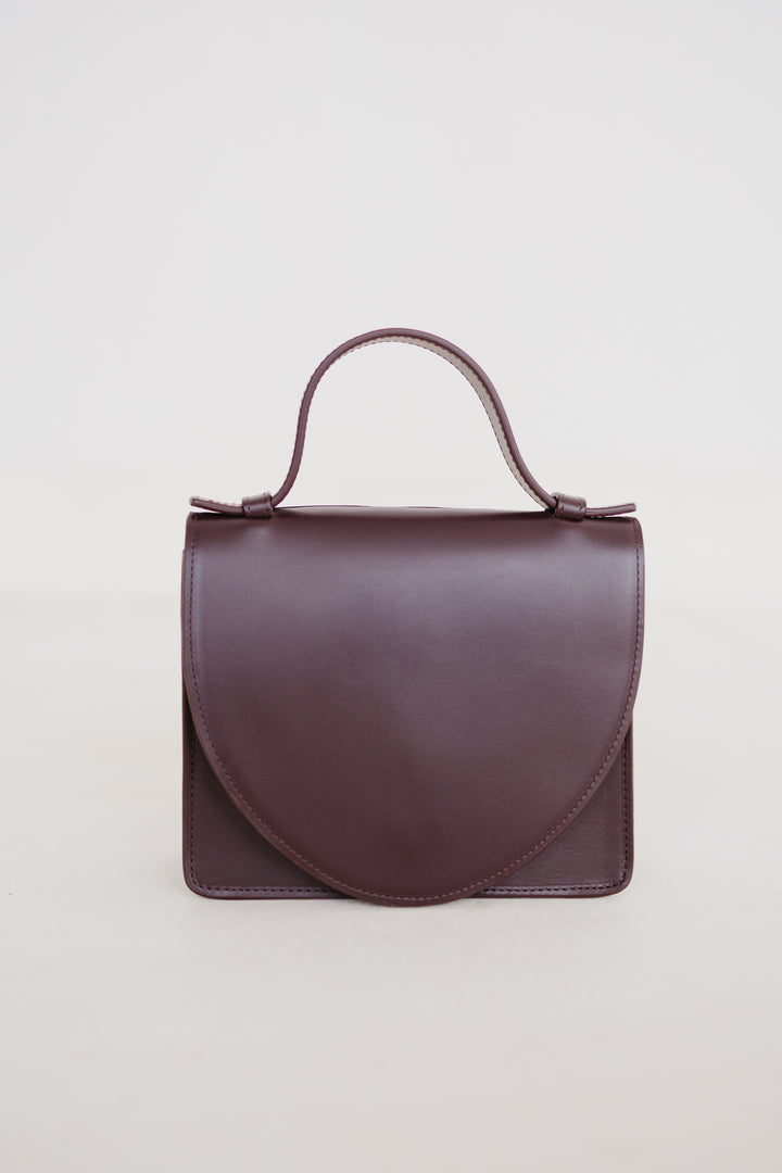 Micro Briefcase | Burgundy Pure