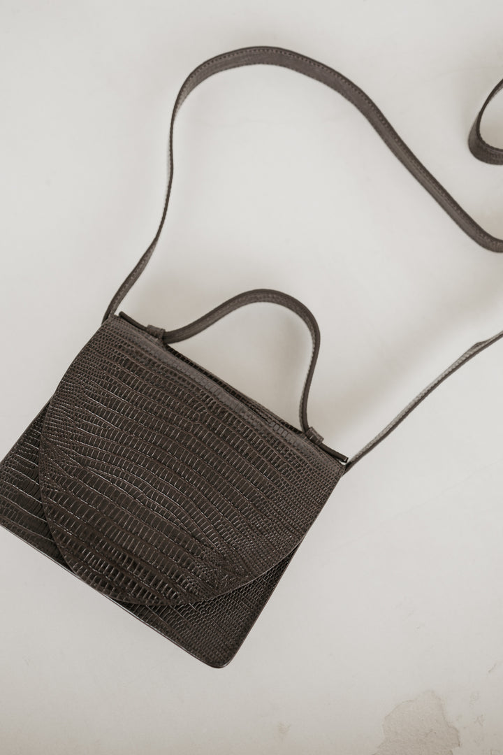 Micro Briefcase | Ebony Lizard