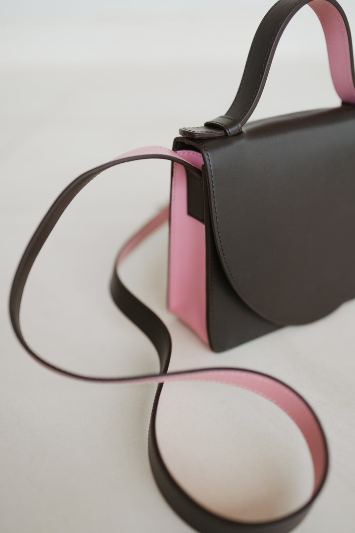Micro Briefcase | Ebony / Bubblegum
