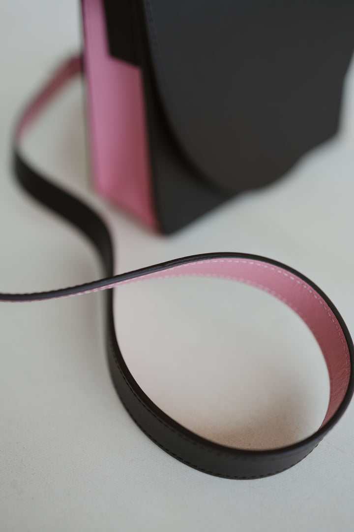 Micro Briefcase | Ebony / Bubblegum