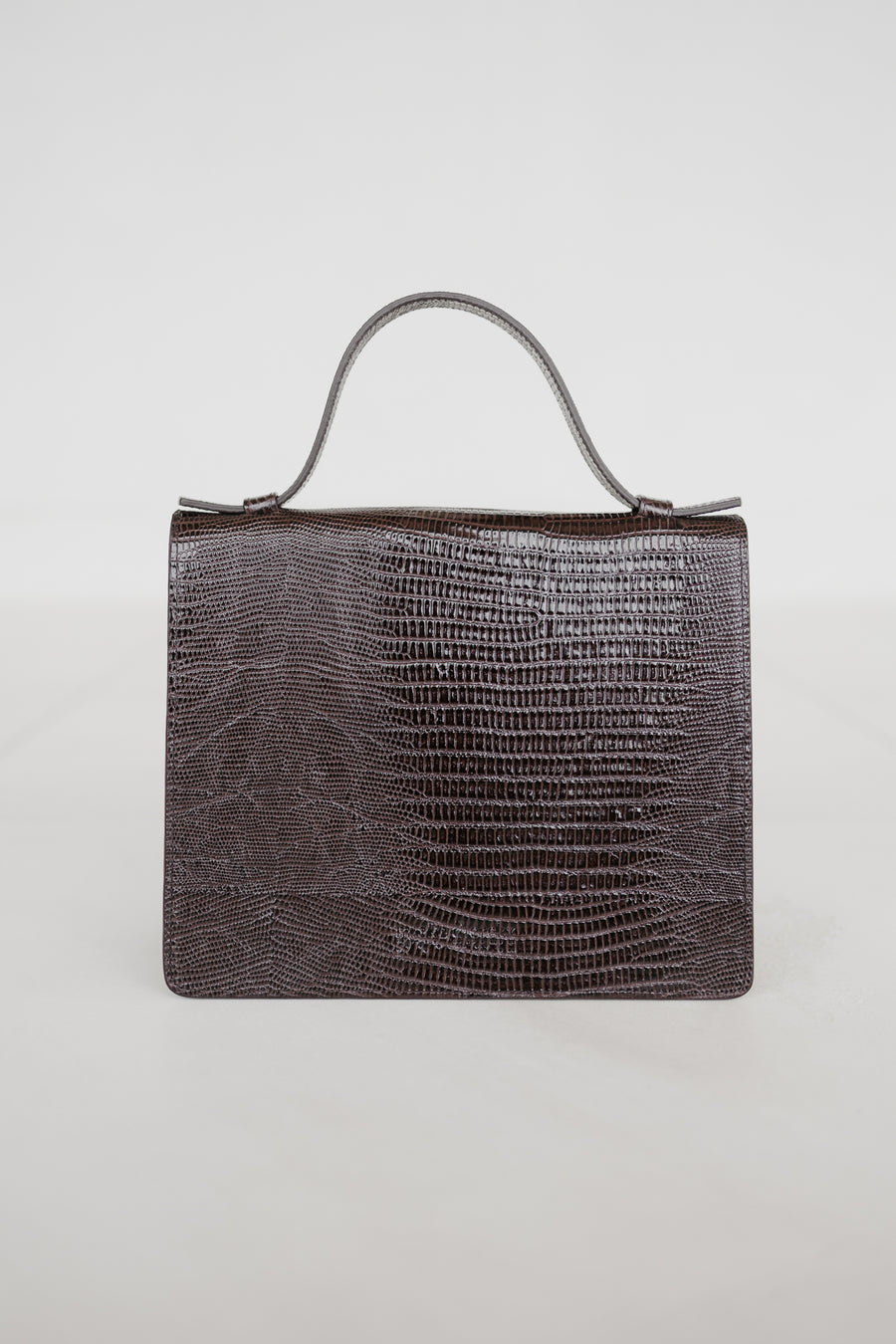 Mini Briefcase | Ebony Lizard