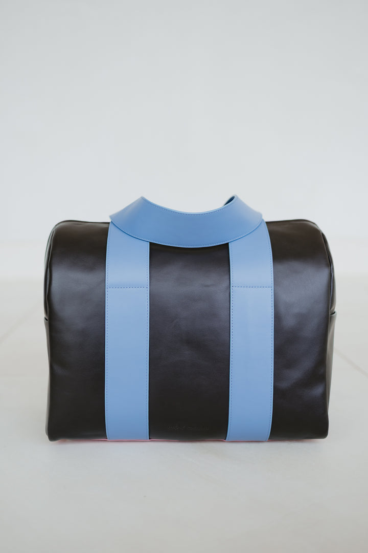 Bowling Bag XL | Combi Ebony / Bleu Ciel / Bubblegum
