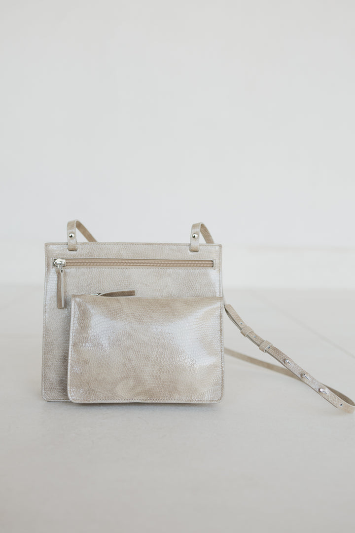 Double Pouch | Noisette Snake