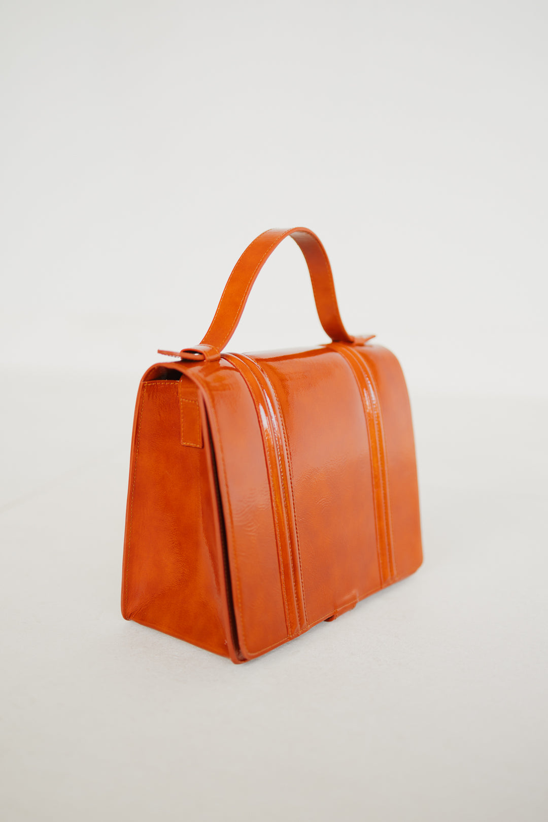 Mini Briefcase Doublé | Terracotta Stone
