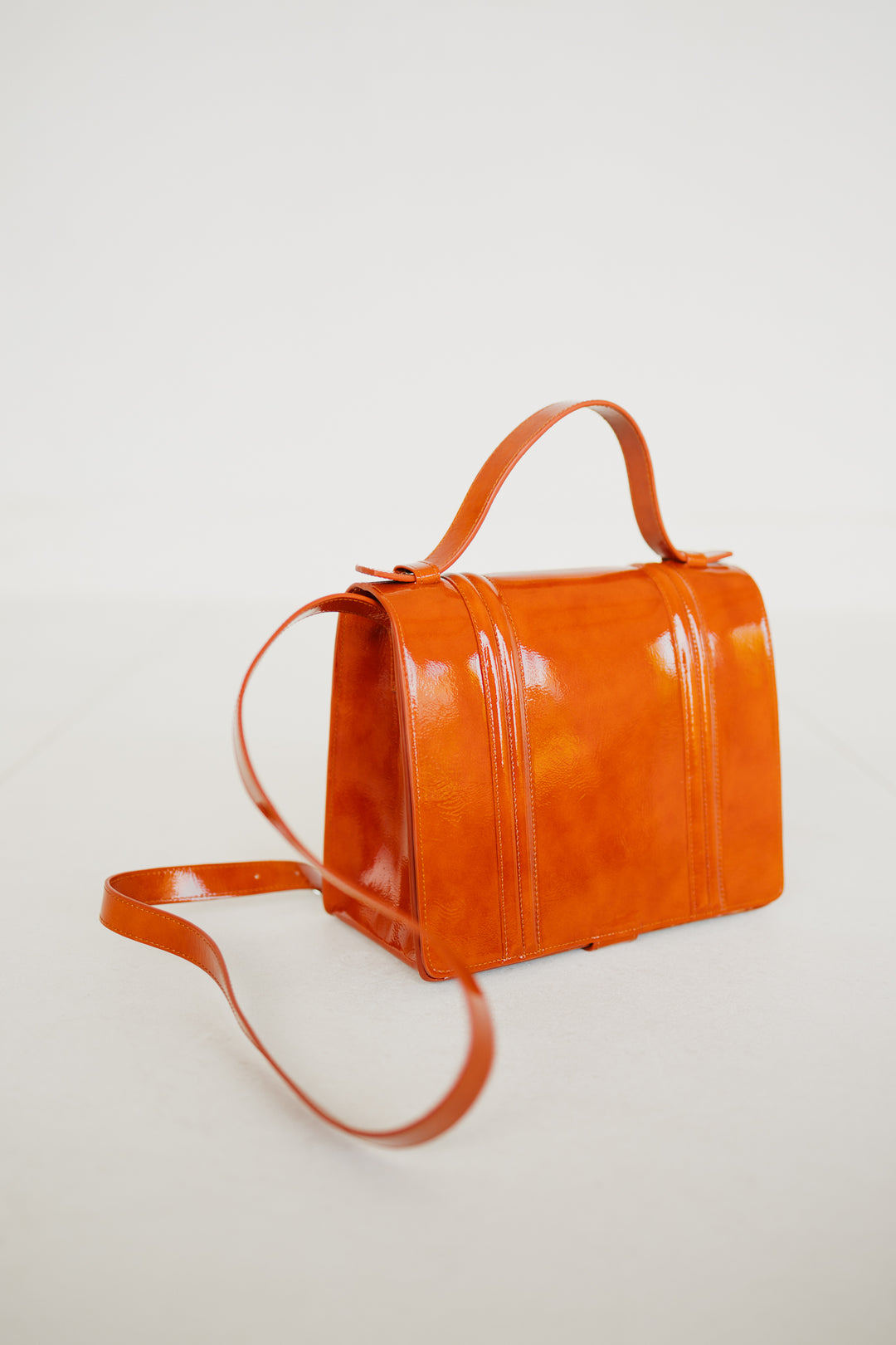 Mini Briefcase Doublé | Terracotta Stone