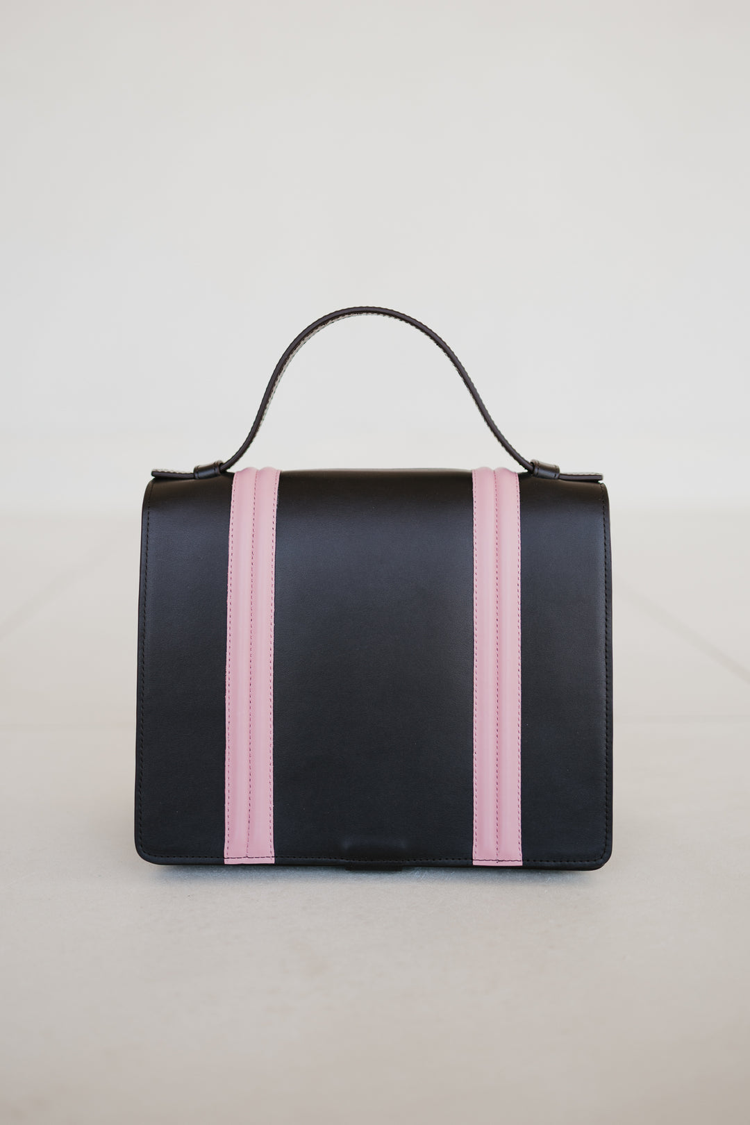Mini Briefcase Doublé | Ebony / Bubblegum