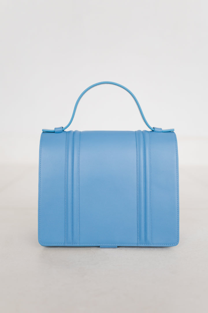 Mini Briefcase Doublé | Bleu Ciel Pure