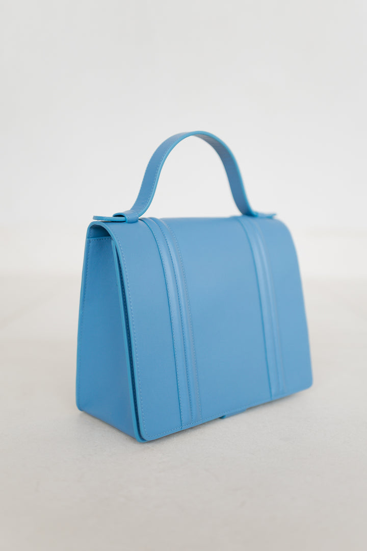 Mini Briefcase Doublé | Bleu Ciel Pure