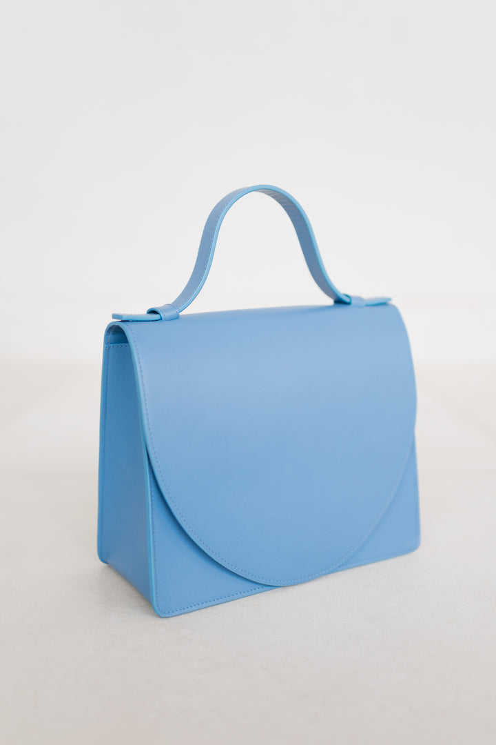 Mini Briefcase | Bleu Ciel Pure
