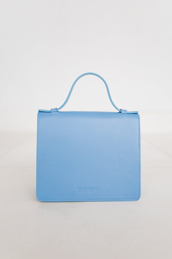 Mini Briefcase | Bleu Ciel Pure