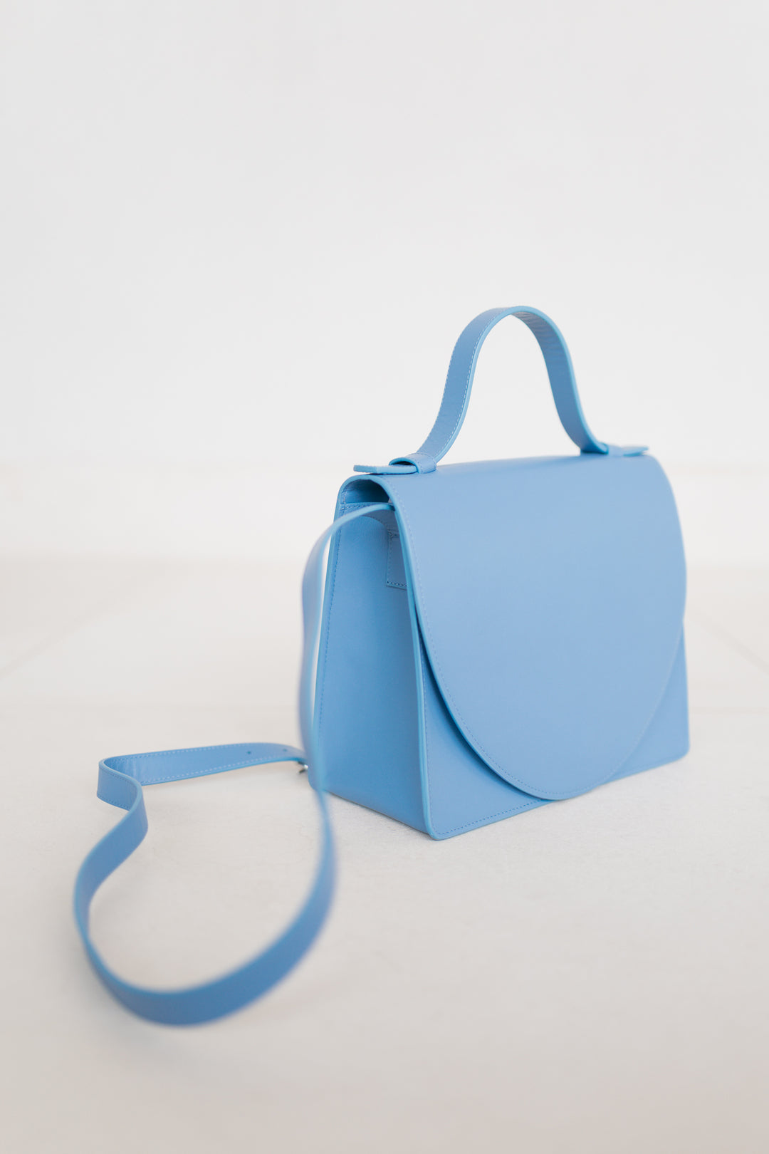 Mini Briefcase | Bleu Ciel Pure