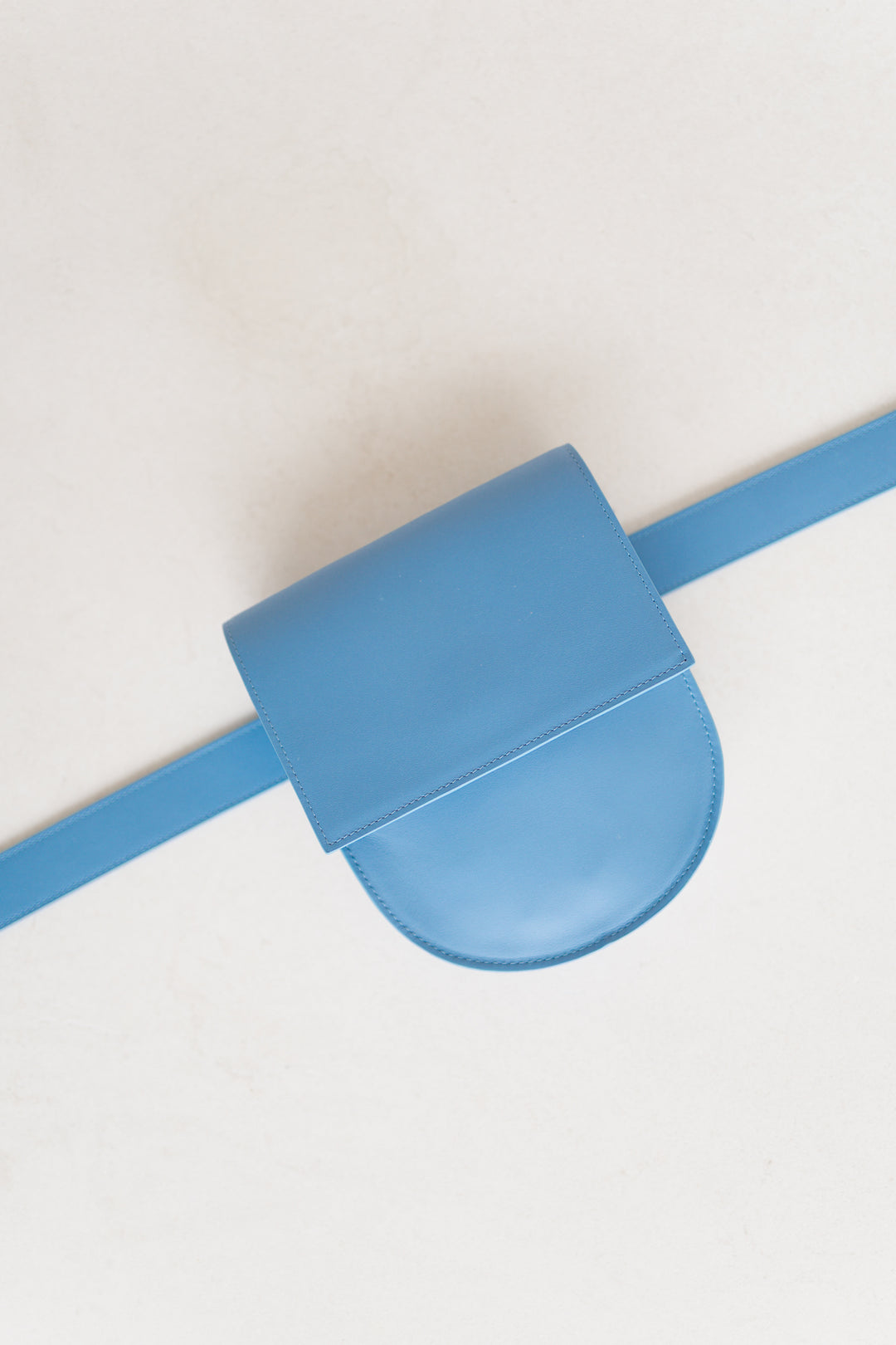 Belt Bag: Belt XL Bleu Ciel Pure + Half Moon Bleu Ciel Pure