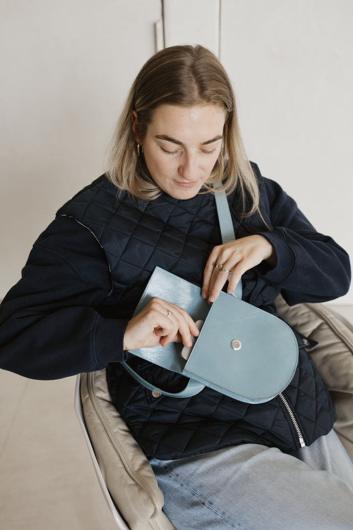 Belt Bag: Belt XL Cielo Stone + Half Moon Cielo Stone