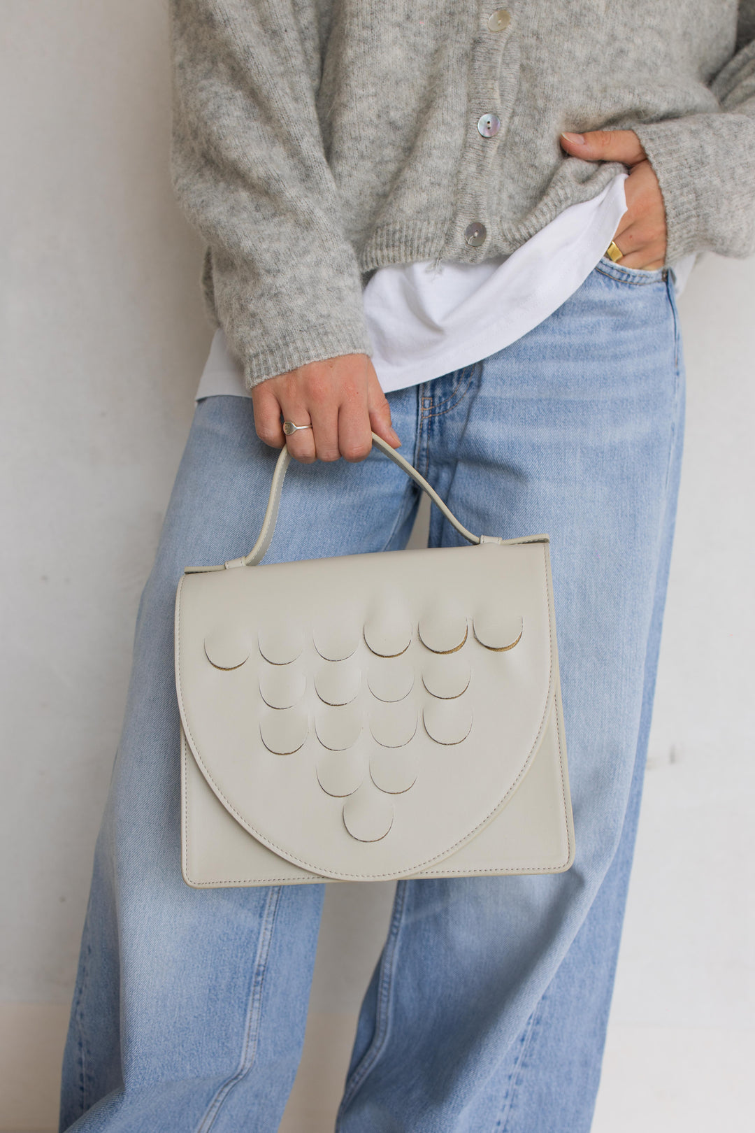 Mini Briefcase Scales | White