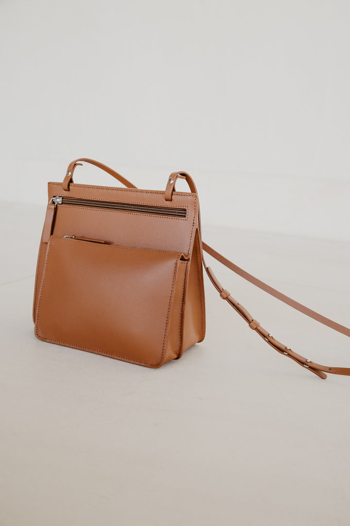 Double Pouch | Dark Cognac
