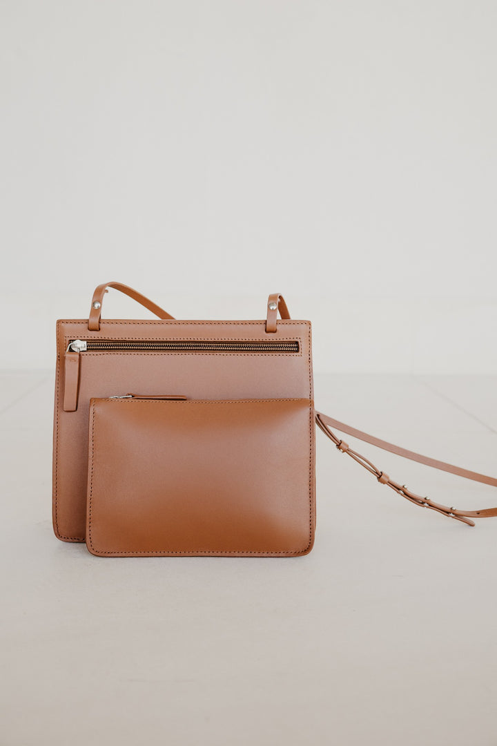 Double Pouch | Dark Cognac