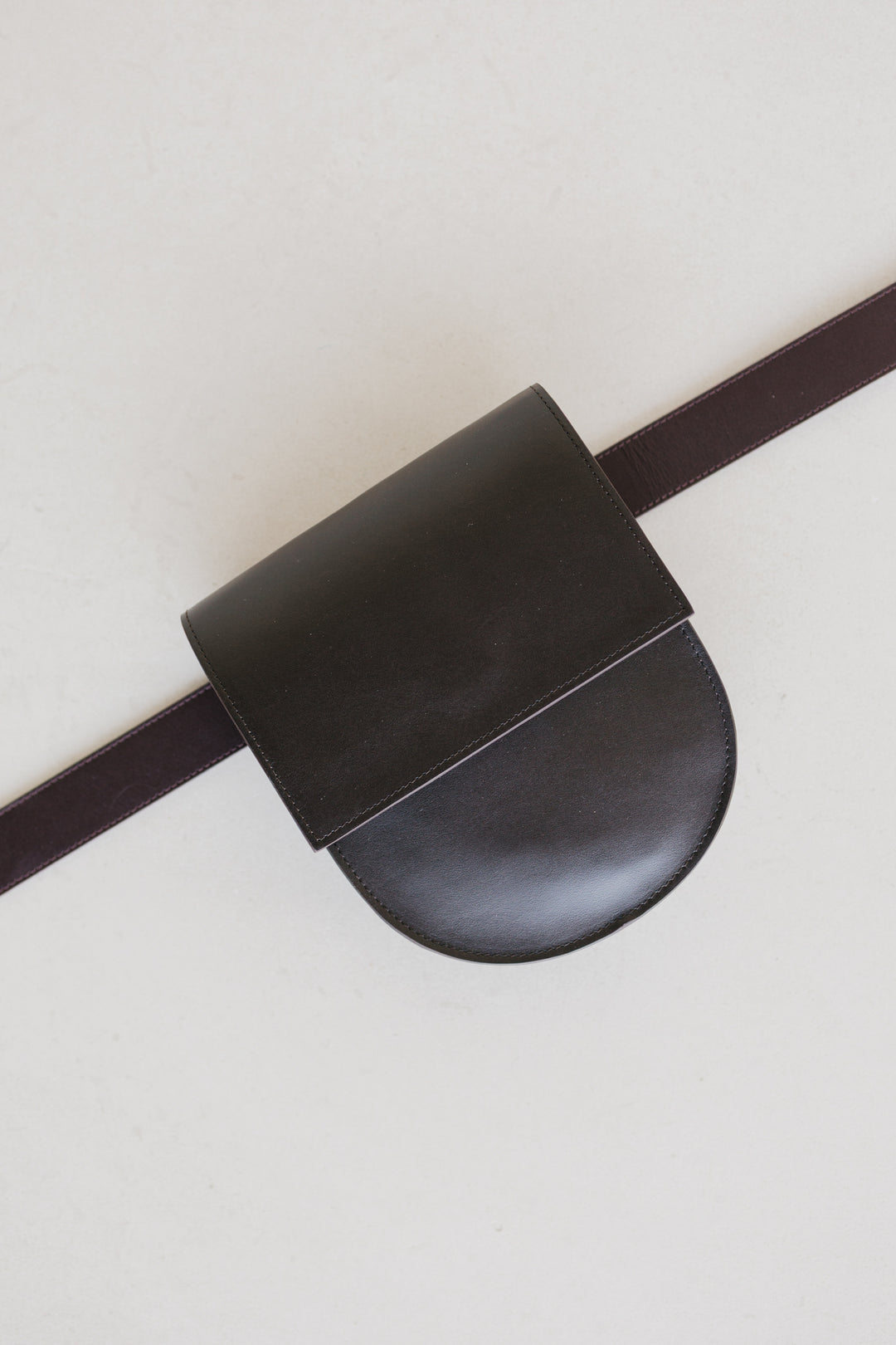 Belt Bag: Belt XL Ebony Pure + Half Moon Ebony Pure