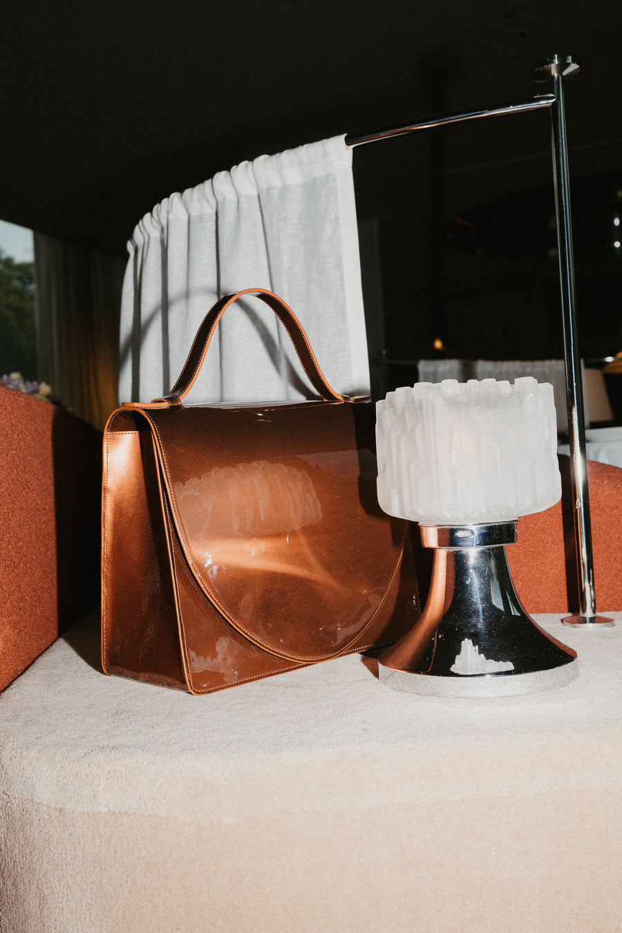 Midi Briefcase 1.0 | Copper Laqué