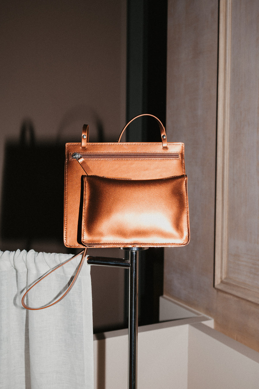 Double Pouch | Copper Laqué