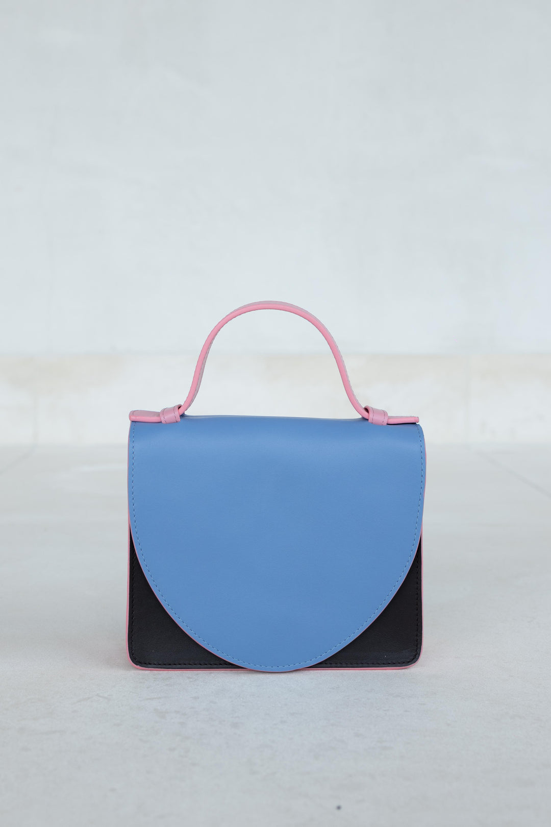 Micro Briefcase | Combi Ebony / Bleu Ciel / Bubblegum