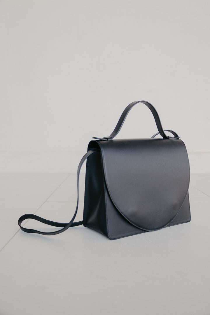 Midi Briefcase 1.0 | Black Pure