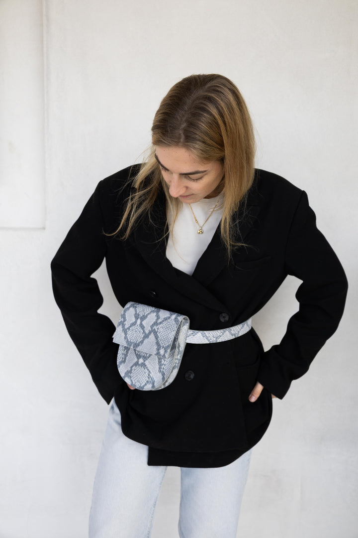 Belt Bag: The Belt XL Python + Half Moon Python