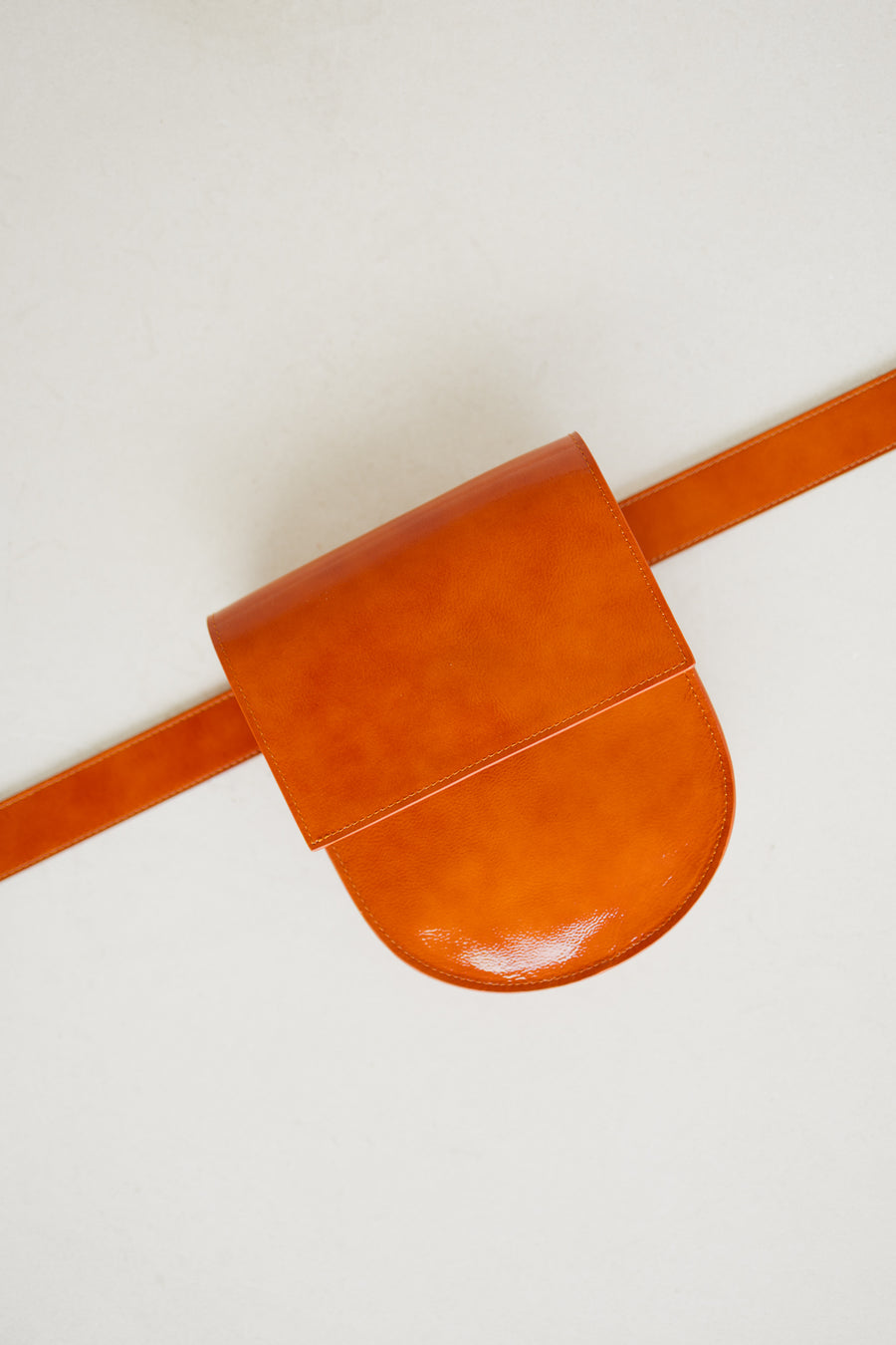 Belt Bag: Belt XL Terracotta Stone + Half Moon Terracotta Stone