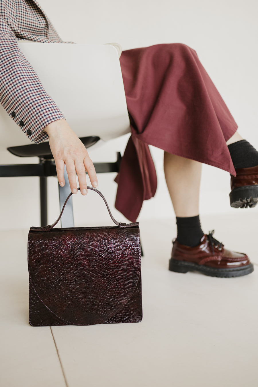 Mini Briefcase | Wine Snake