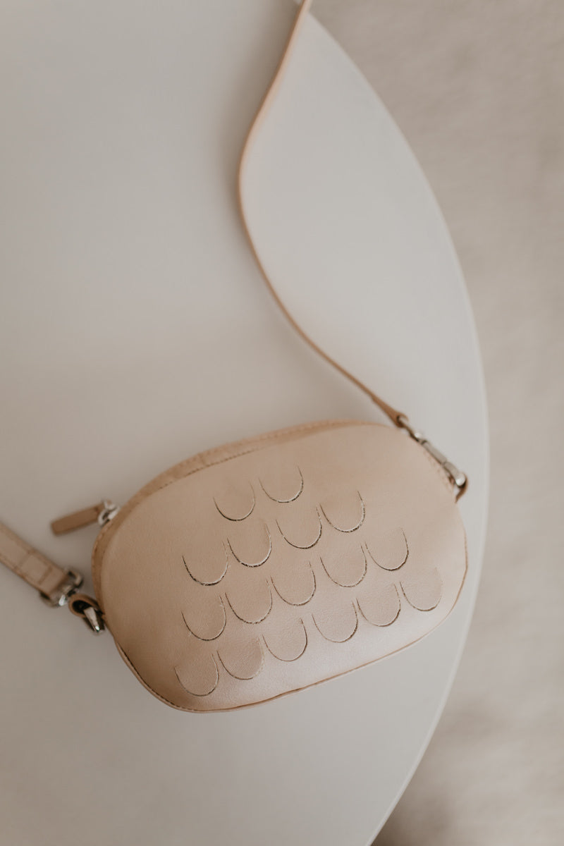 Oval Mini Bag | Beige