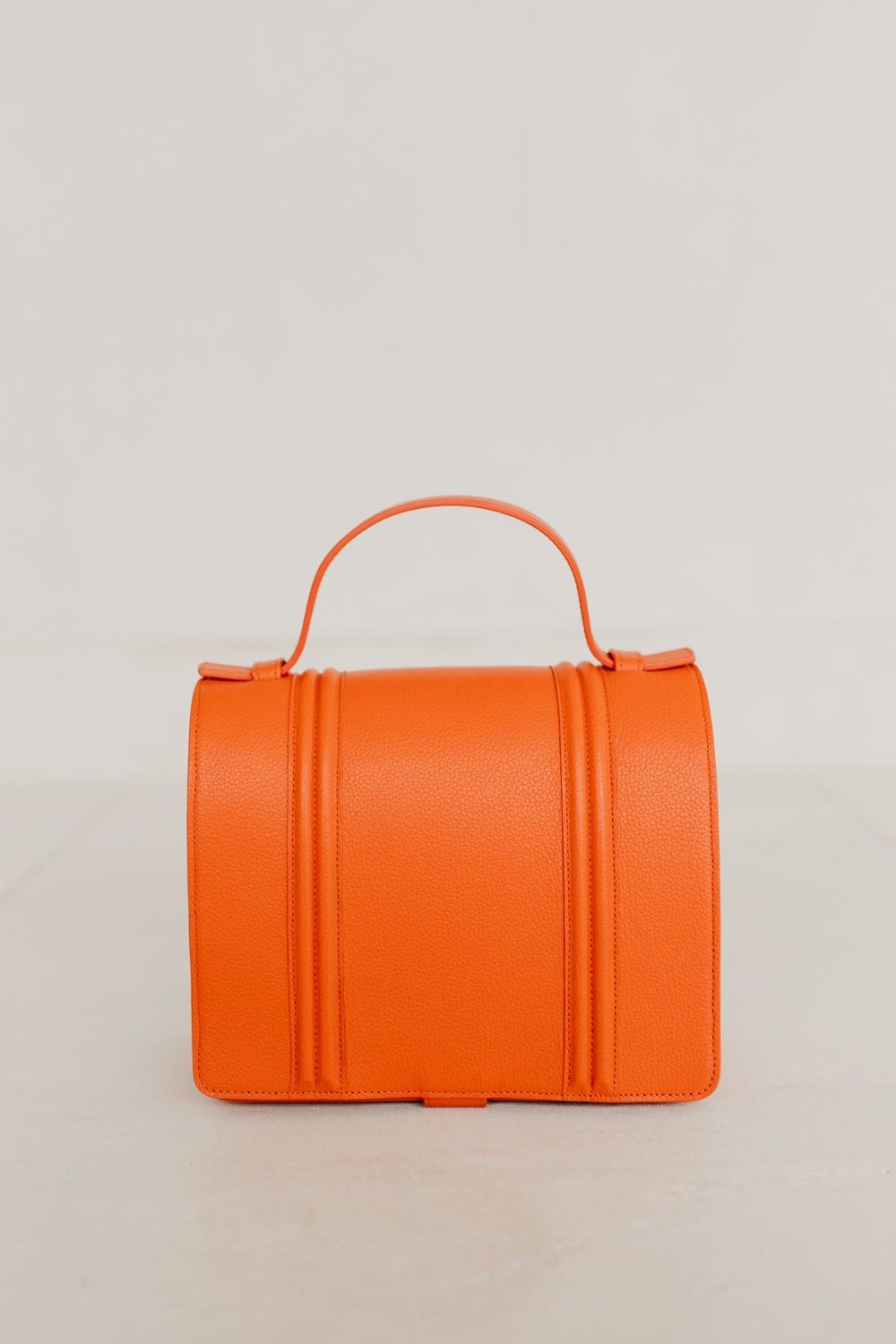 Mini Briefcase Doublé | Naranja Structured – Mieke Dierckx