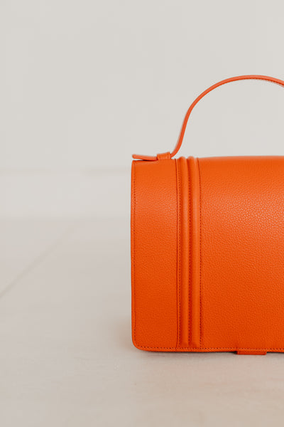 Mini Briefcase Doublé | Naranja Structured