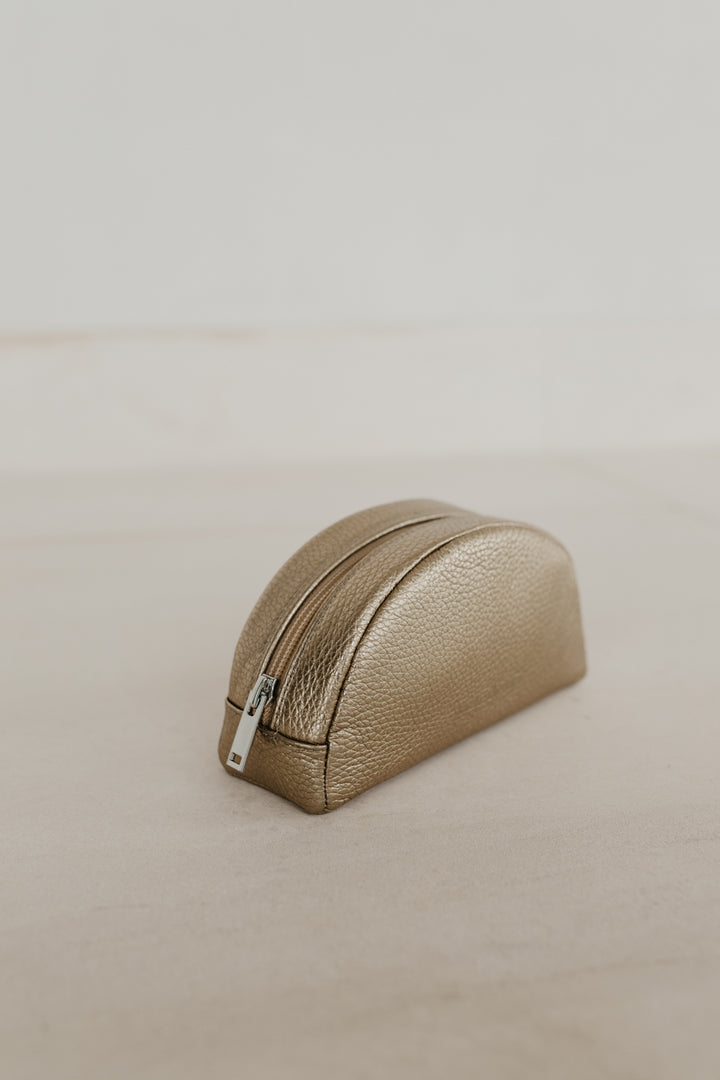 Pencil Case | Soft Gold Structured