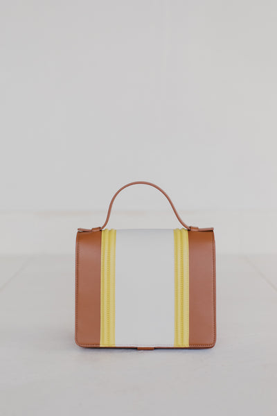 Mini Briefcase Doublé | Tricolor Limon