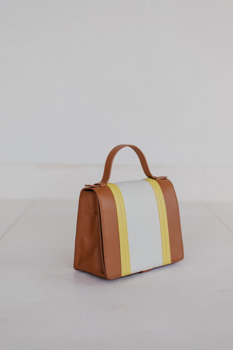 Mini Briefcase Doublé | Tricolor Limon