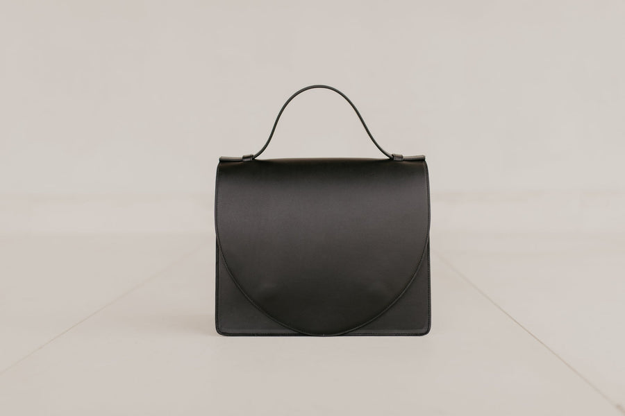 Midi Briefcase 1.0 | Black Pure