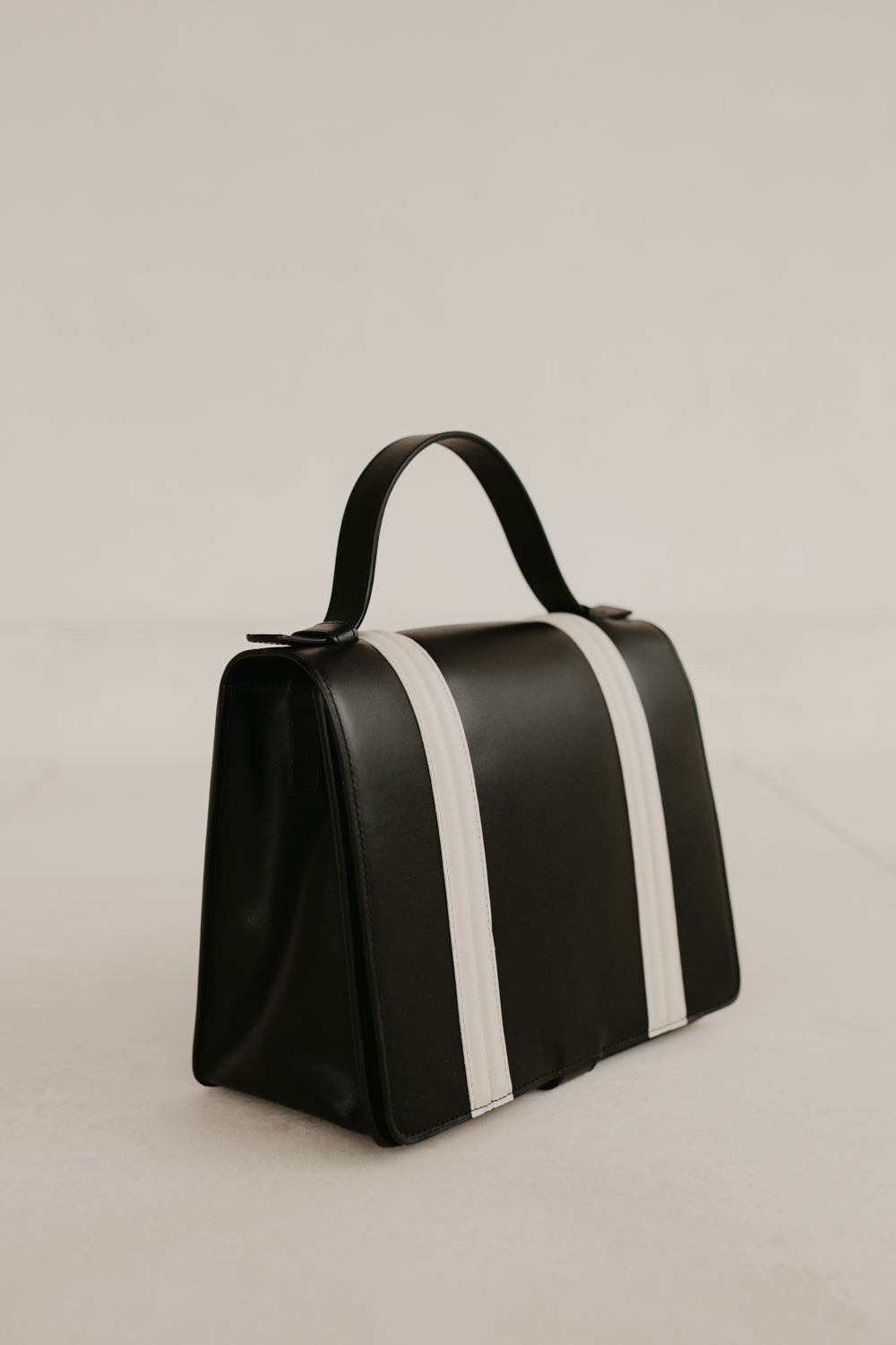 Mini Briefcase Doublé | Combi Black / White