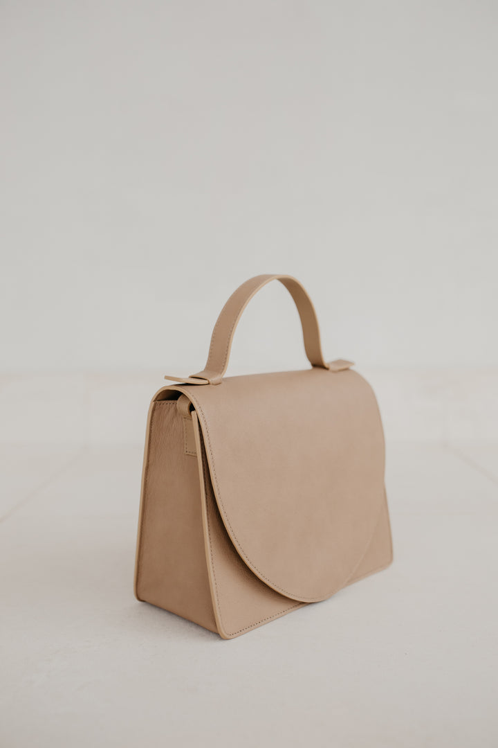 Mini Briefcase | Noisette Structured