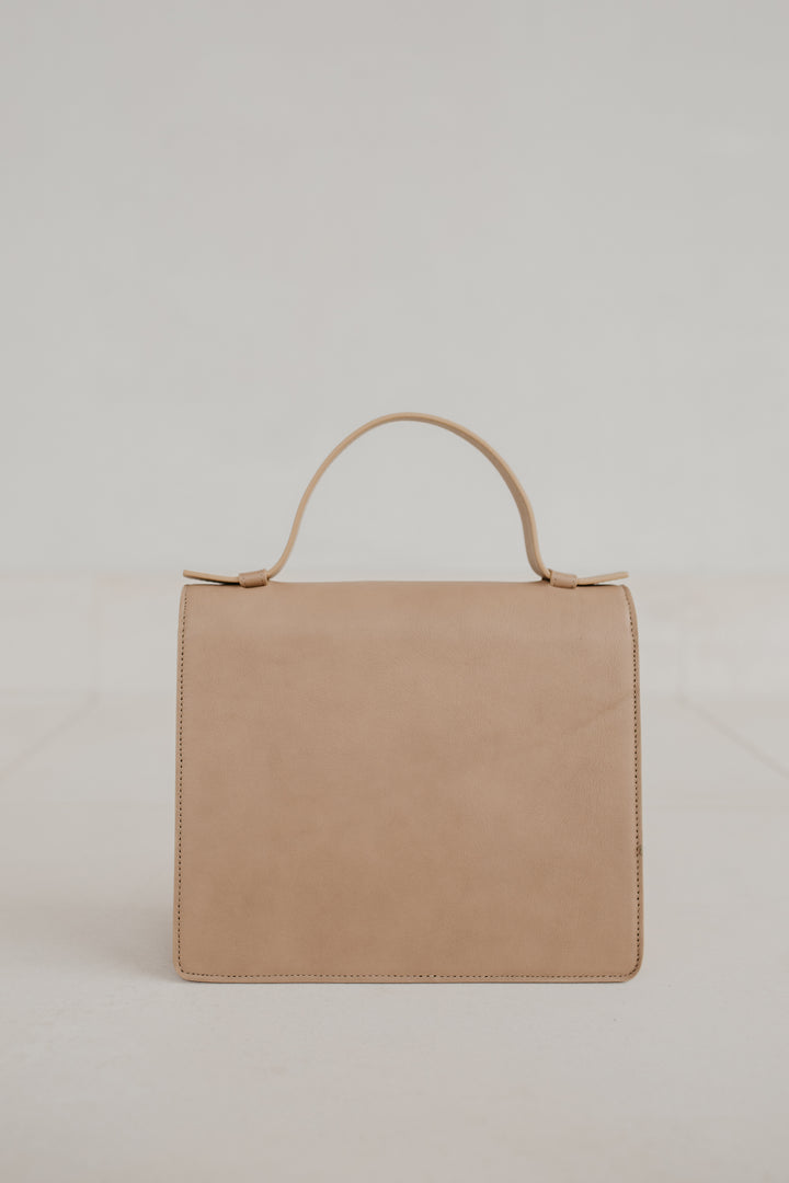 Mini Briefcase | Noisette Structured