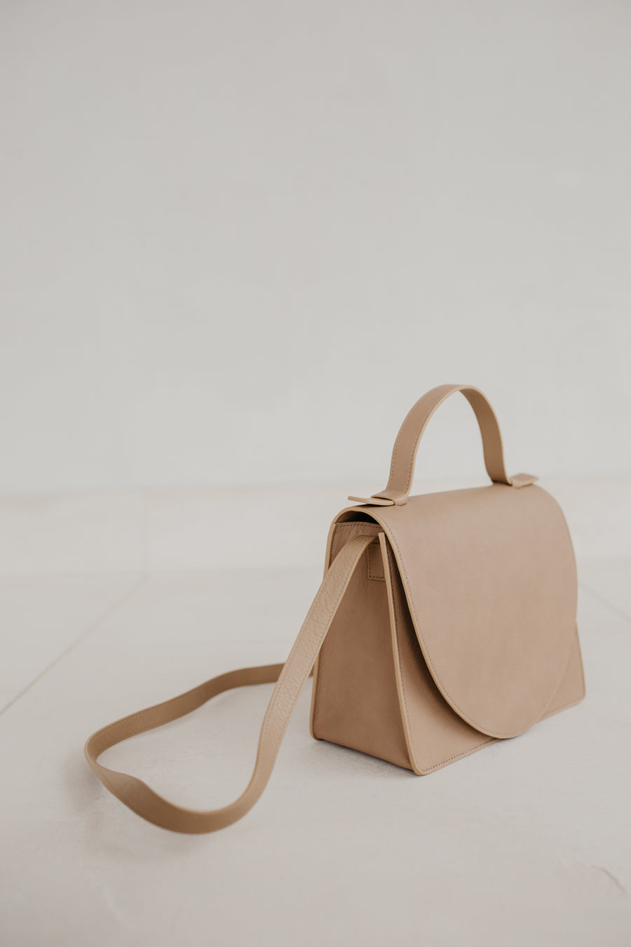 Mini Briefcase | Noisette Structured