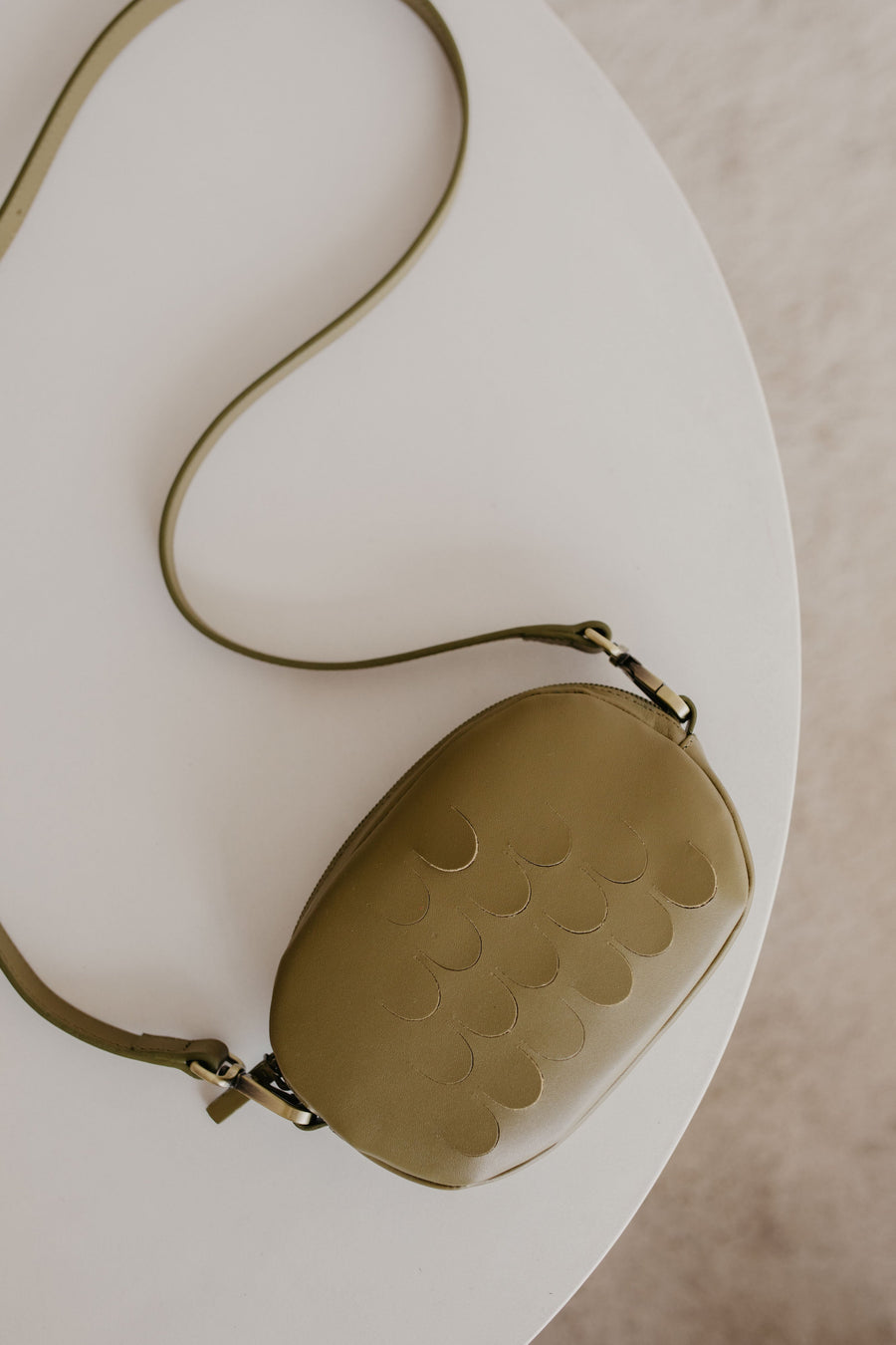 Oval Mini Bag | Khaki