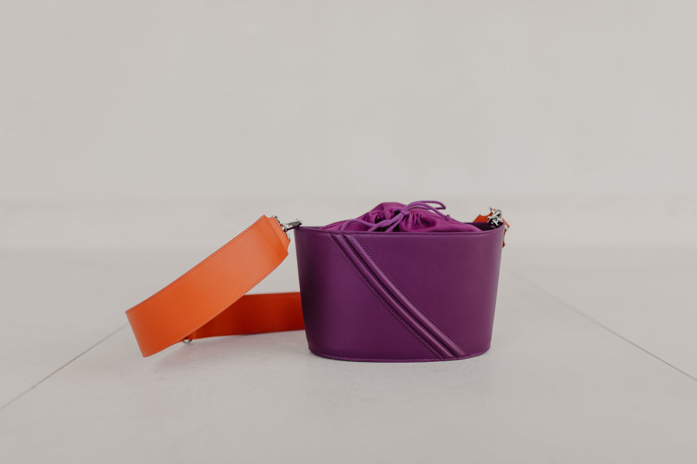 Boat Bag | Framboise / Naranja Strap