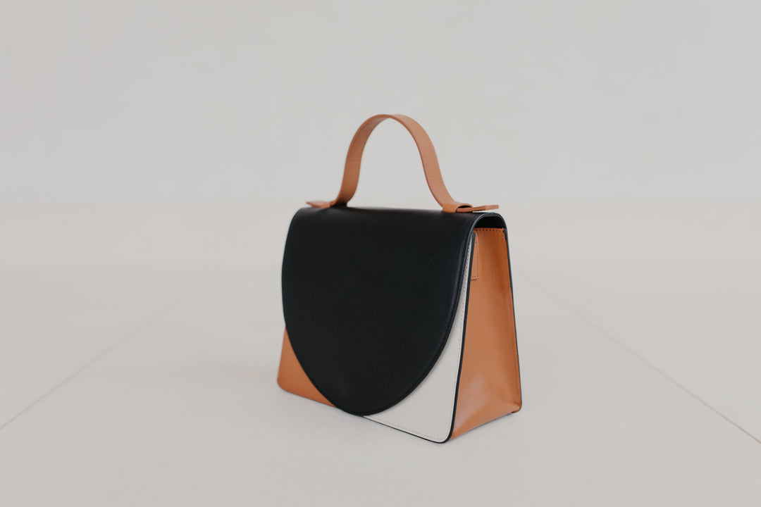 Mini Briefcase | Tricolor Classic