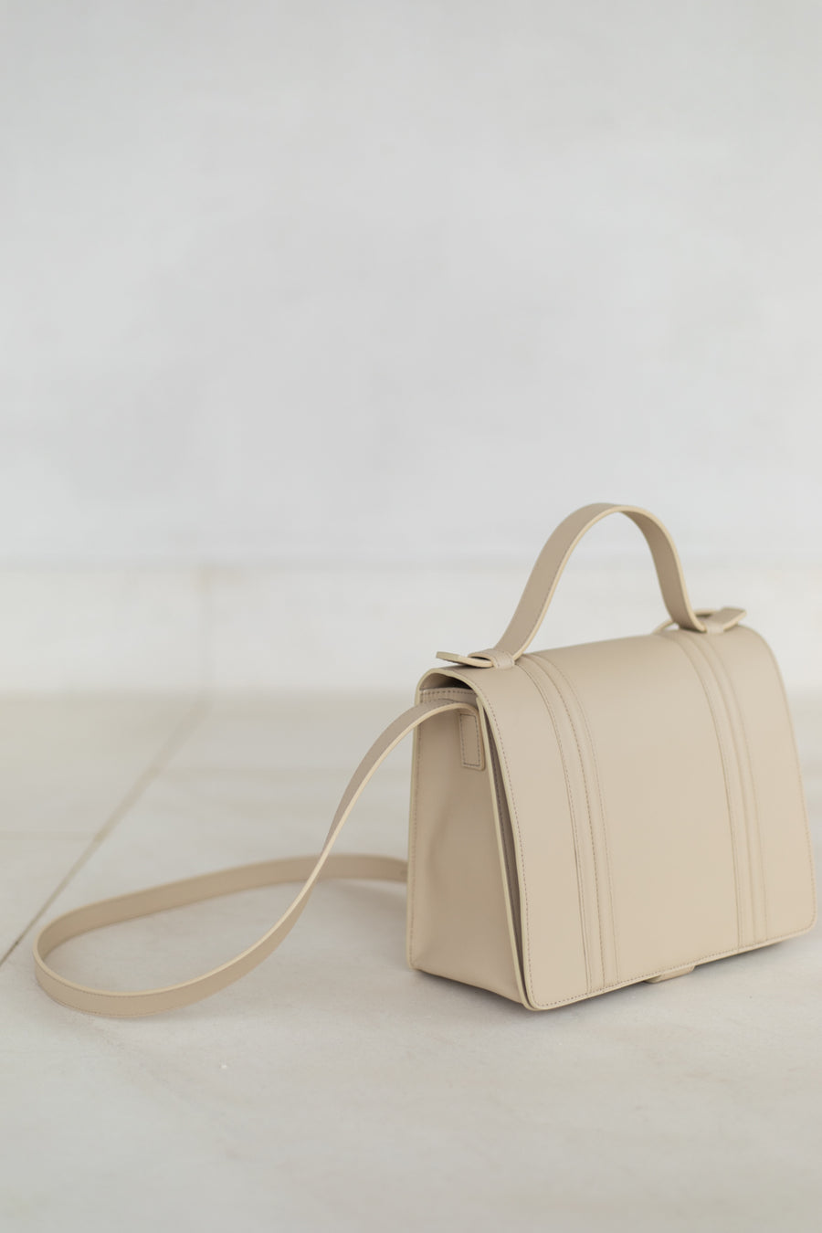 Mini Briefcase Doublé | Sand Pure