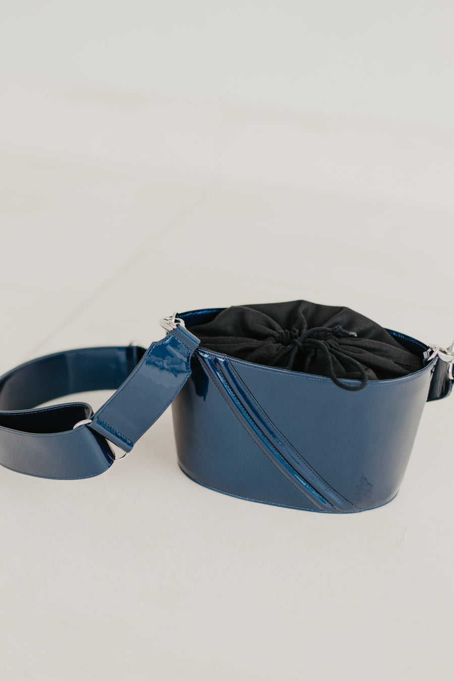 Boat Bag | Night Blue Laqué