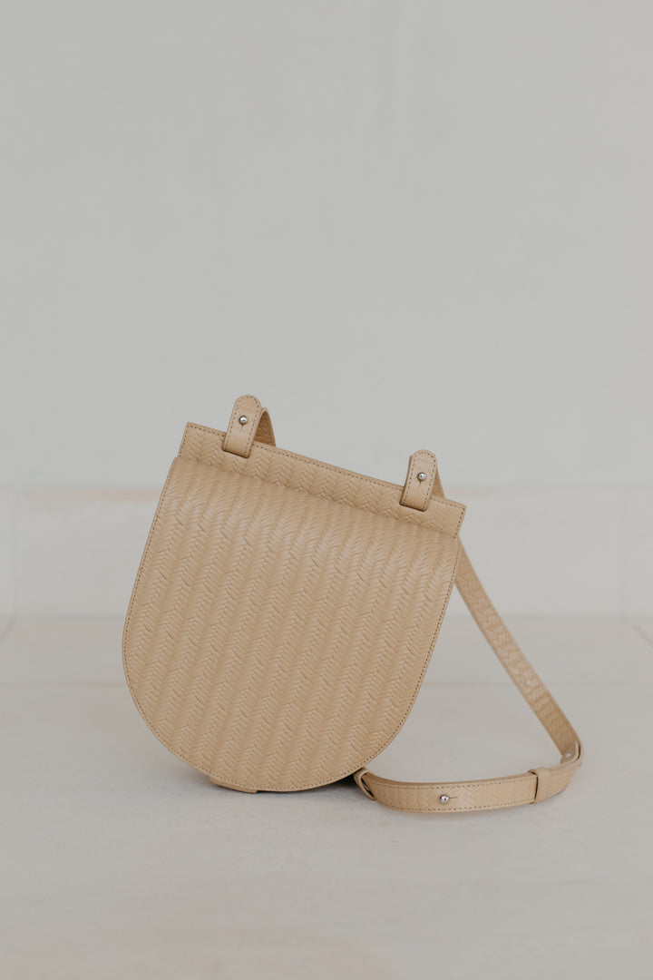 Single Saddle | Beige Woven