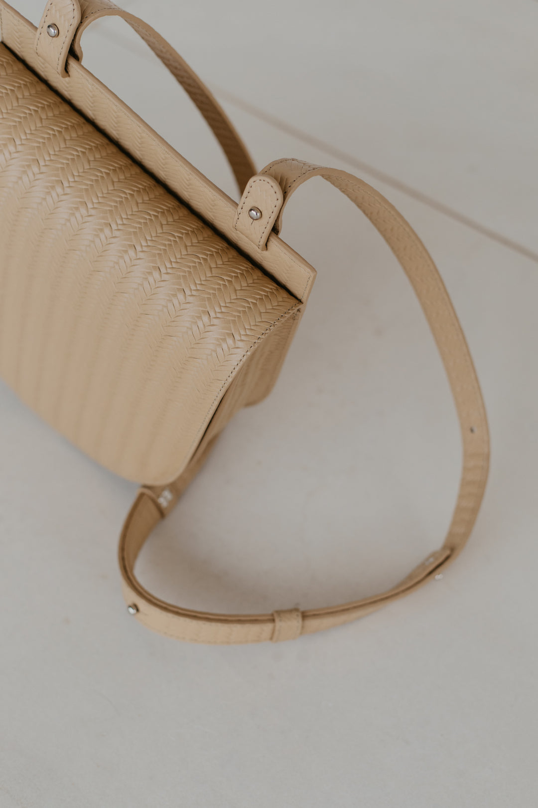 Single Saddle | Beige Woven