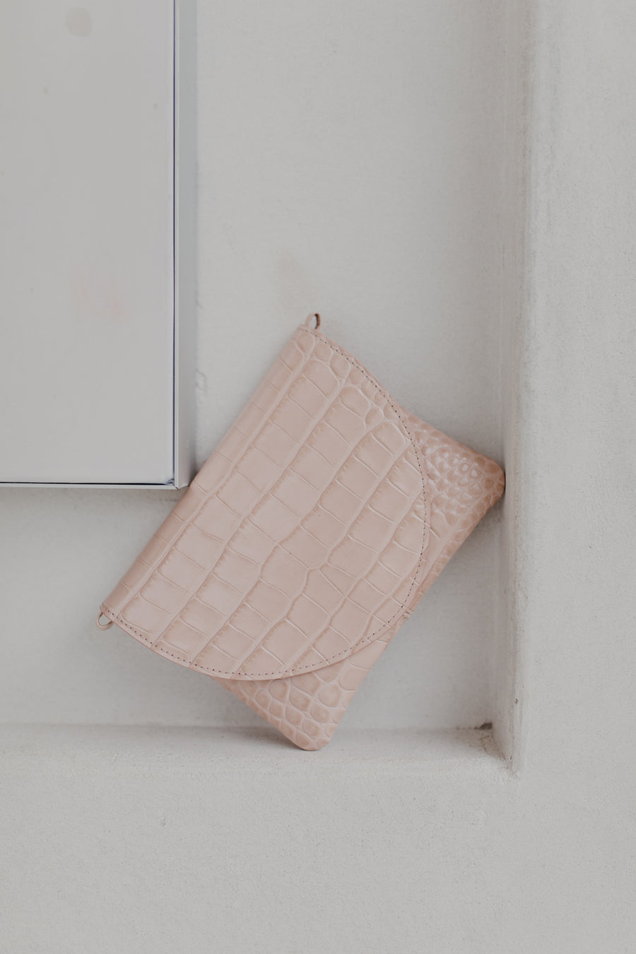 Bridal Collection | Mini Envelope Blush Croco