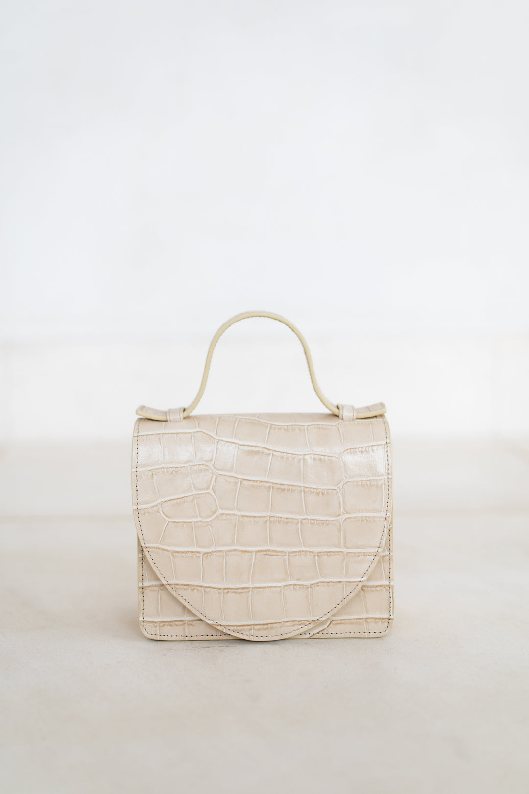 Micro Briefcase | Sand Croco