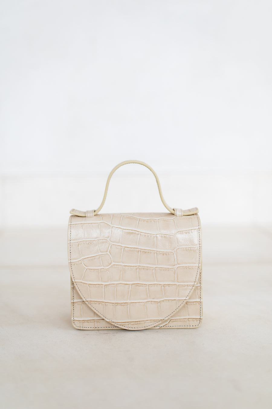 Micro Briefcase | Sand Croco