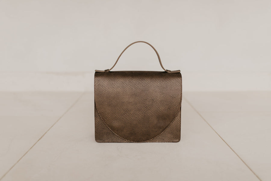 Midi Briefcase 1.0 | Bronze Snake